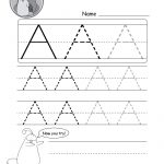 Uppercase Letter Tracing Worksheets (Free Printables)   Doozy Moo   Free Printable Alphabet Tracing Worksheets For Kindergarten