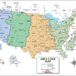 Usa Area Code And Time Zone Wall Map   Maps   Free Printable Us Timezone Map With State Names