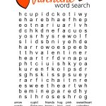 Valentine Word Search Printable   Sunshine And Rainy Days   Free Printable Valentine Word Search For Adults