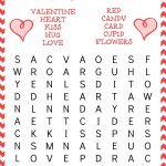 Valentine's Day Free Printable Word Search | Crafts For Kids   Free Printable Valentine Word Search For Adults