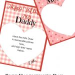 Valentine's Day Memory Keepsake Printable Cards For Parents   Free Printable Valentines Day Cards For Parents