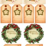Vintage Christmas Gift Tags | Vintage Printables | Christmas Gift   Free Printable Vintage Christmas Tags For Gifts