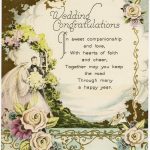 Vintage Wedding Congratulations   Old Design Shop Blog   Wedding Wish Cards Printable Free