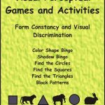 Visual Perceptual Games And Activities – Form Constancy And Visual   Free Printable Form Constancy Worksheets