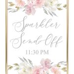 Weddings   Download Free Wedding Printables And Wedding Templates   Free Printable Wedding Sparkler Sign