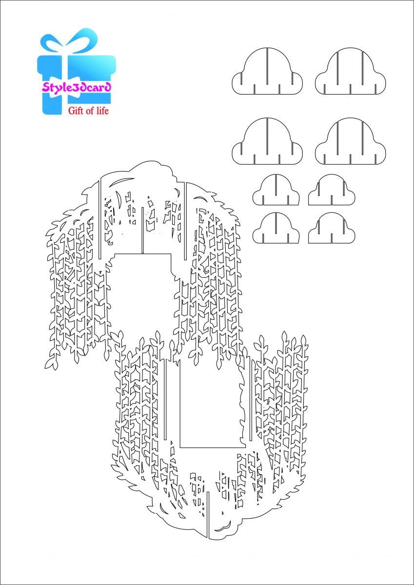 Free Printable Kirigami Pop Up Card Patterns Free Printable