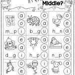 Winter Activities For Kindergarten Free | Kindergarten Literacy   Free Printable Phonics Worksheets