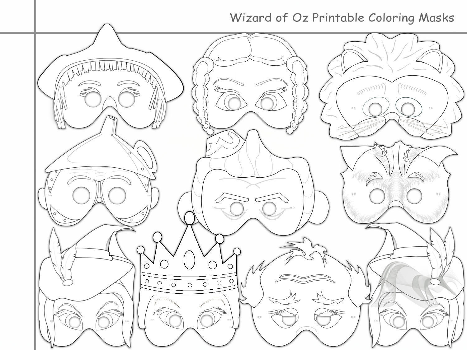 free-printable-wizard-of-oz-masks-free-printable