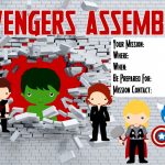 Wonderful Of Marvel Birthday Party Invitations Custom Epic Avengers – Avengers Party Invitations Printable Free