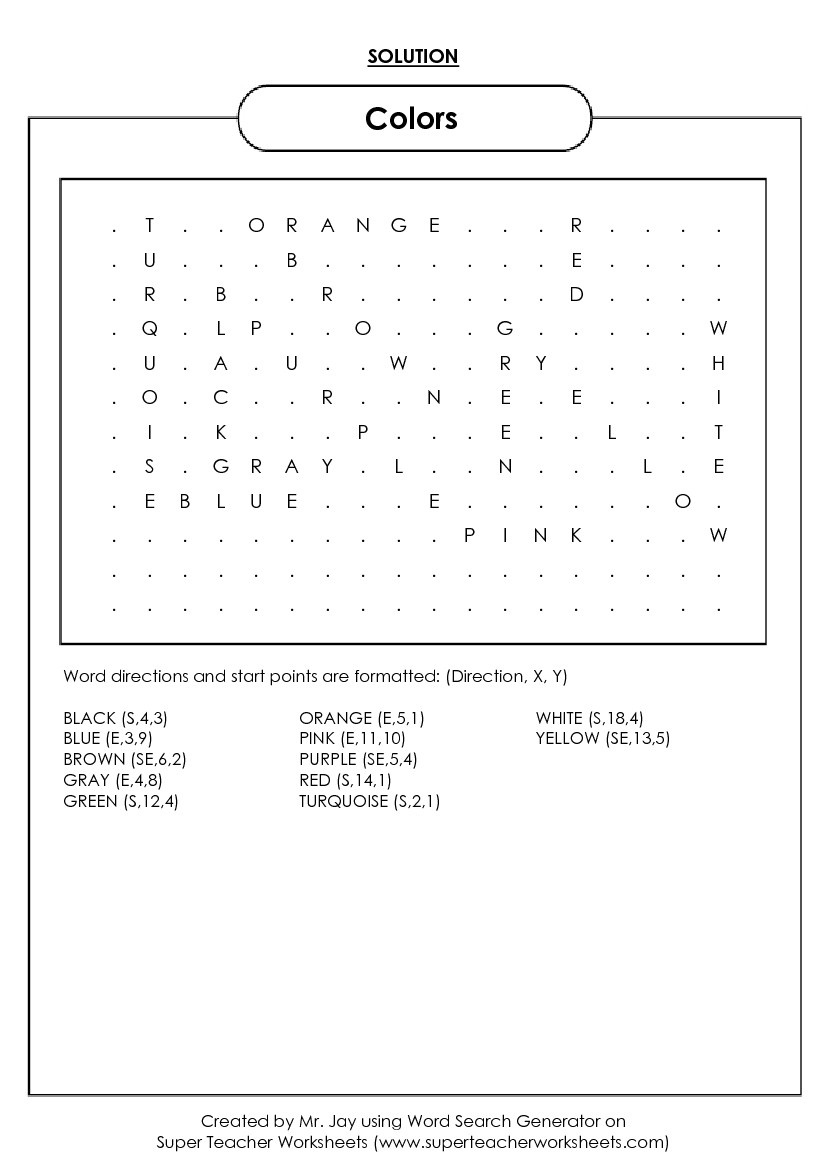 Word Search Puzzle Generator - Word Search Maker Online Free Printable