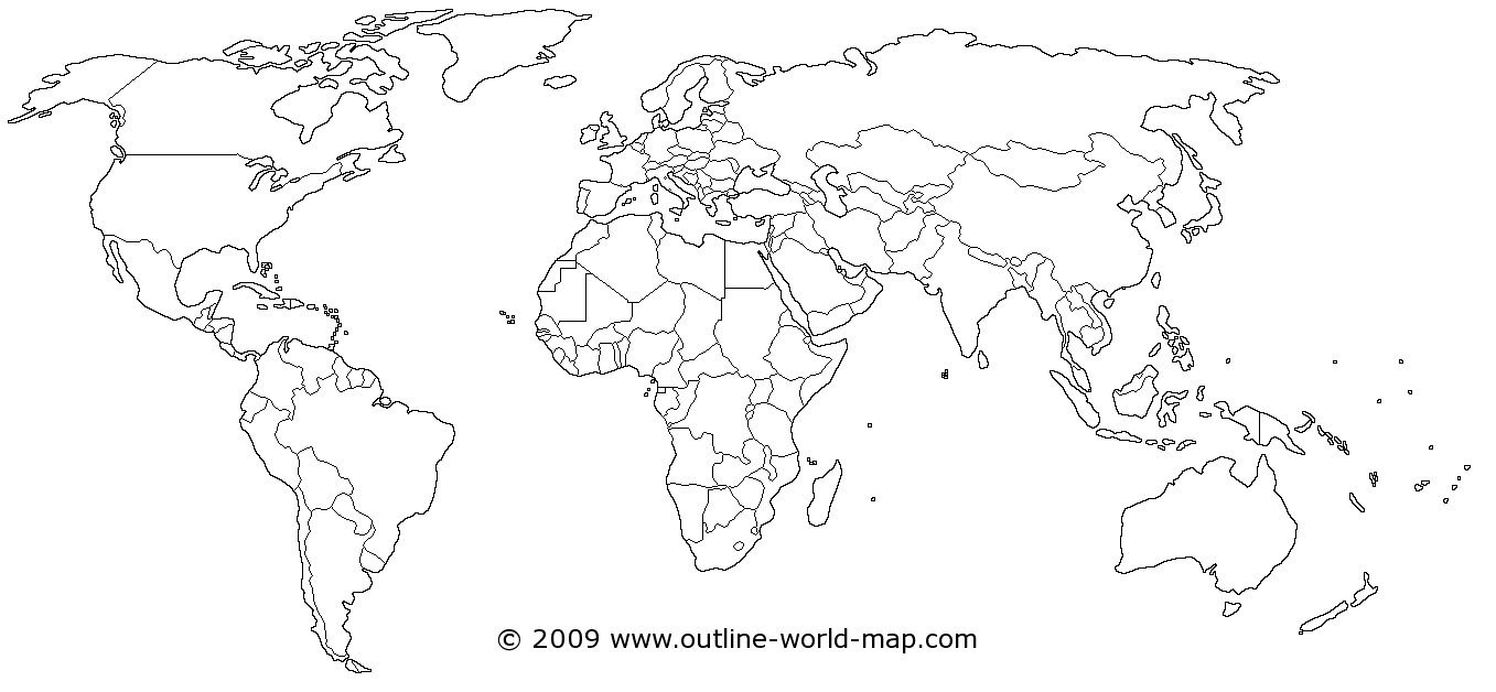 World Map | Dream House! | World Map Printable, World Map Template - Free Printable Blank World Map Download