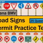 Written Test For Driving: Indiana Bmv Road Signs Permit Practice   Free Printable Testing Signs