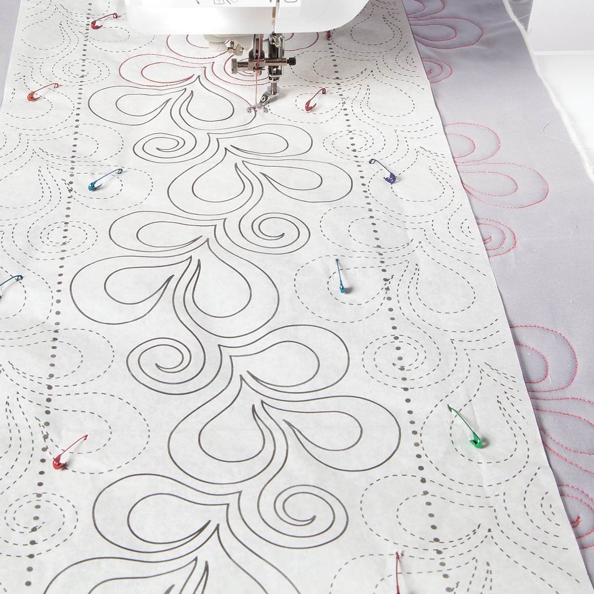 Xanadu Tear Away Pantograph |Finishing |Nancy&amp;#039;s Notions - Free Printable Pantograph Patterns