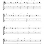 Yankee Doodle,easy Free Guitar Tab Sheet Music Score   Free Printable Guitar Music